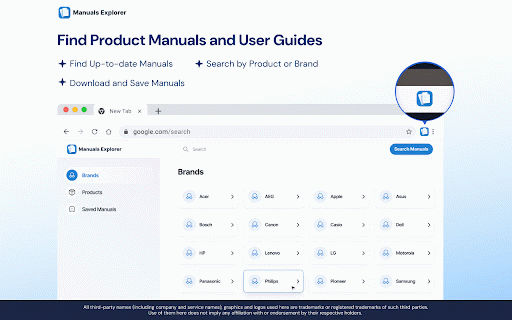 Manuals Explorer :: Access a vast collection of manuals across various categories like mobile phones, printers, photo cameras, etc. with a single click.
