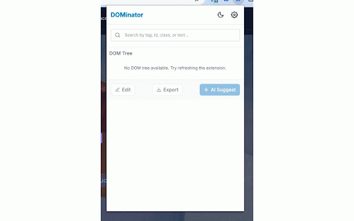DOMinator :: Enhance developer experience with DOM visualization, analysis, and AI-powered suggestions