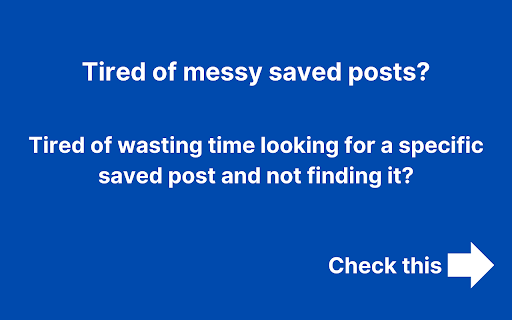 LinkedIn Organizer :: Categorize and search your saved LinkedIn posts with ease. No more endless scrolling—find what you need instantly!