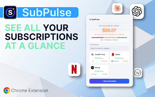 SubPulse — Rastreador y gestor de suscripciones :: Controla tus suscripciones, gastos y renovaciones con alertas, categorías y múltiples monedas.
