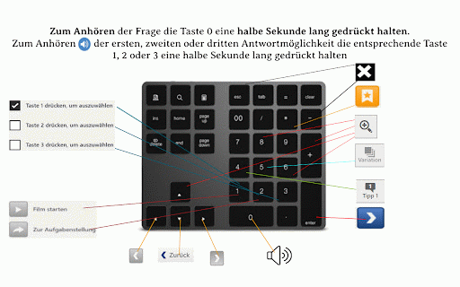 Fahren-Lernen :: chrome extension for keyboard navigation for Fahre-Lernen.de by Hussain Ruhullah