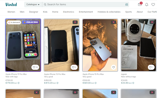 Vinted Bundle Optimizer :: Automatically calculates if buying a bundle on Vinted saves you money compared to buying a single item.