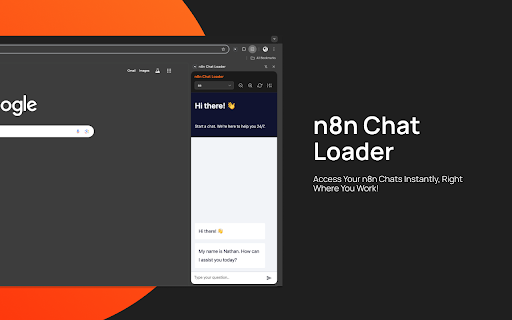 n8n Chat Loader :: Load and switch between multiple n8n chat trigger URLs in the Chrome side panel.