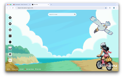 Pokemon Diamond and Pearl Live Wallpaper :: Bring nostalgia to your Chrome with Pokemon Diamond and Pearl Live Wallpaper. by Gameograf.com