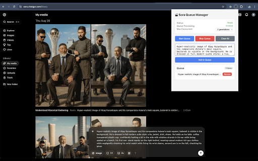 Sora Queue – Batch Manager for Sora & Google Flow :: Queue and auto-run batches for Sora & Google Flow. Smart retries, live status, and presets. Save hours on image/video generation.