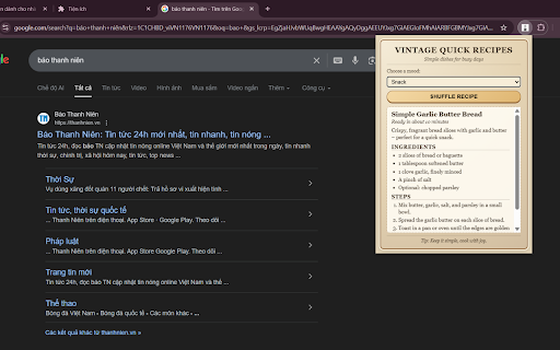 Vintage Quick Recipes :: Open a tiny antique cookbook in your browser popup with simple, quick recipes.