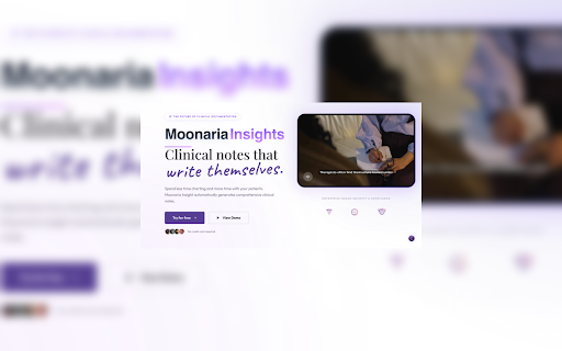 Moonaria Insights :: AI-powered therapy note assistant