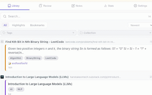 RecallIQ :: Save, highlight, and review what you read online. Spaced repetition for the web — never forget what matters.