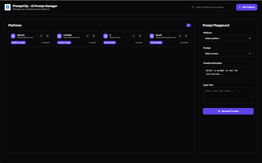 PromptClip AI :: Instantly rephrase, refine, or rewrite any highlighted text on a webpage using advanced AI.