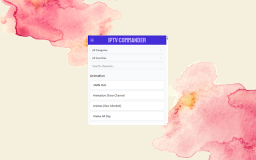 IPTV Commander :: Watch many IPTV streams with a simple and easy to use interface (using JWPlayer Stream Tester page).