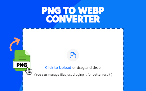 PNG to WEBP :: Use PNG to WEBP converter to optimize to png to webp quickly and easily. Convert png inside Chrome browser!