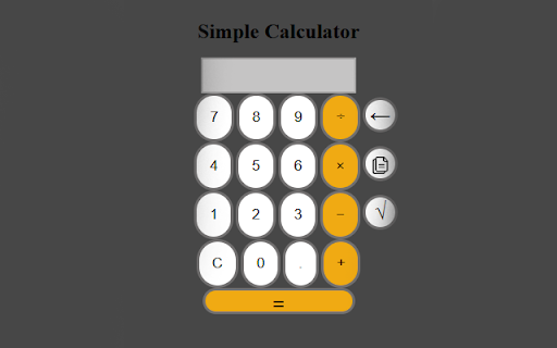 Simple Calculator :: A calculator for quick calculations.