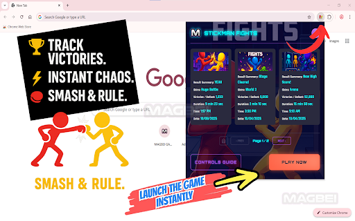 Stickman Fights Play Unblocked 🥊💥 Instant Launch & Save Scores :: Shortcut launcher for Stickman Fights — instant play, save scores, times & notes; track multiplayer, physics-based ragdoll matches
