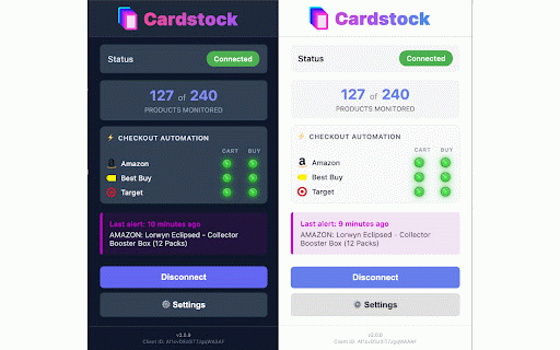 Cardstock :: A real-time availability monitor for Pokemon and Magic: The Gathering cards.