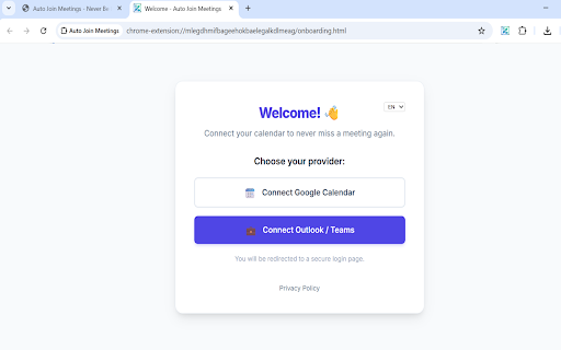 Auto Join Meetings :: Automatically joins your scheduled meetings from Google Calendar, right on time.