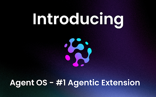 Agent OS - AI Browser Automation & Smart Assistant for Web Tasks :: AI-powered browser automation agent. Auto-fill forms, scrape data, automate workflows with intelligent task planning & execution.