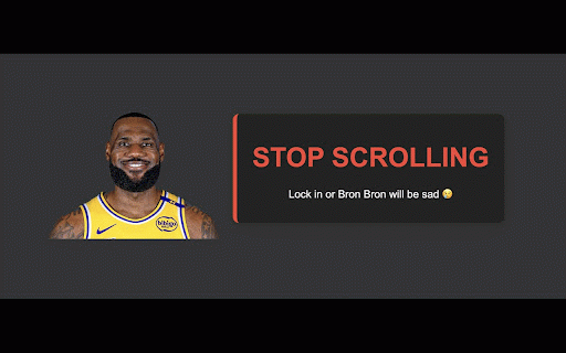Lebron James Social Media Blocker :: Blocks distracting social media sites. Allows customization for what sites get blocked.