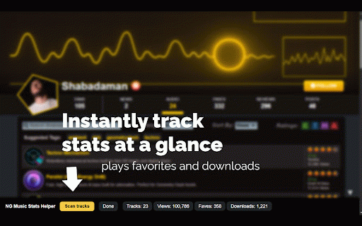 NG Music Stats :: Track and compare Newgrounds audio stats directly on the site.