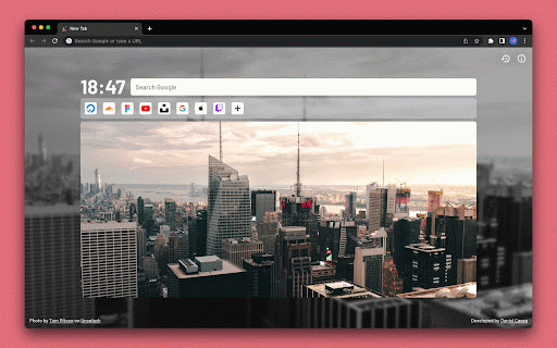 New Tab - Cities :: Explore the finest cities imagery out there right in your new tab.