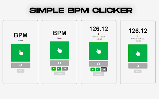BPM Clicker :: Calculate BPM based on click speed.