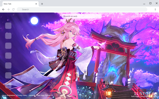 Yae Miko Live Wallpaper :: Transform your browser with the elegance and mystique of Yae Miko from Genshin Impact!