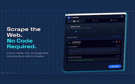 Crawl Pilot Web Scraper :: Structured Web Data Scraping — Simplified. Turn any website into clean, structured data in seconds.