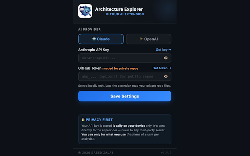 GitHub AI Architecture Explorer :: Instantly understand any GitHub repository's architecture using AI