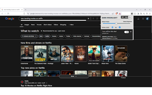 Dark Moonlight :: It’s a Dark mode extension for the entire web. Helping you enjoy a more comfortable and relaxed browsing experience.