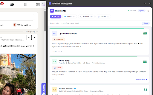LinkedIn Intelligence :: AI-powered signal layer for your LinkedIn feed