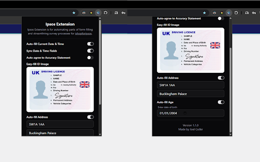 Ipsos Extension :: Ipsos Extension provides quality of life features and automates parts of form filling for ishopforipsos.