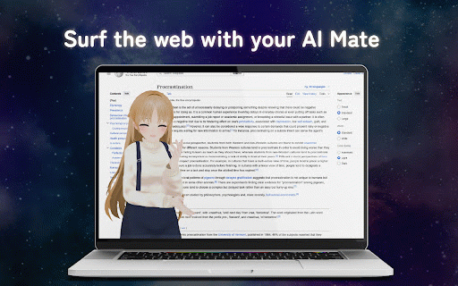 OshiKoi: AI Mate in Your Browser :: OshiKoi is a 3D AI companion that stays with you while you browse.