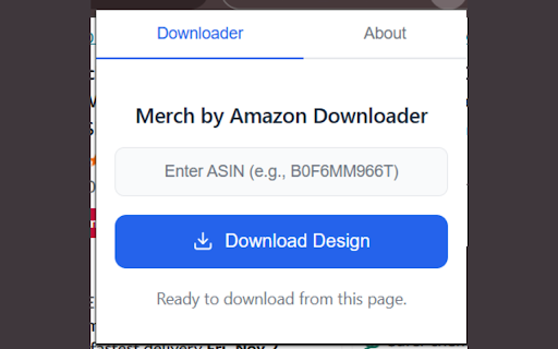 Merch by Amazon Design Downloader :: Download high-resolution designs from Merch by Amazon products with one click.