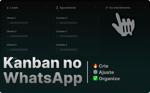 Zonion - Kanban WhatsApp™ Web :: Dark Kanban for WhatsApp Web / Kanban Dark para WhatsApp Web