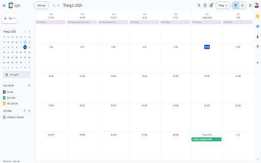 Âm lịch Google Calendar :: Thêm Âm lịch vào Google Calendar