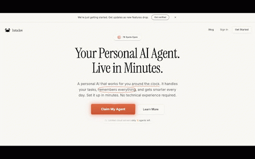 InstaClaw Browser Relay :: Connect your browser to your InstaClaw agent — browse any site with your real login sessions.