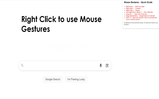 Mouse Gestures :: Navigate with mouse gestures and learn strokes with a built in Gesture Coach.