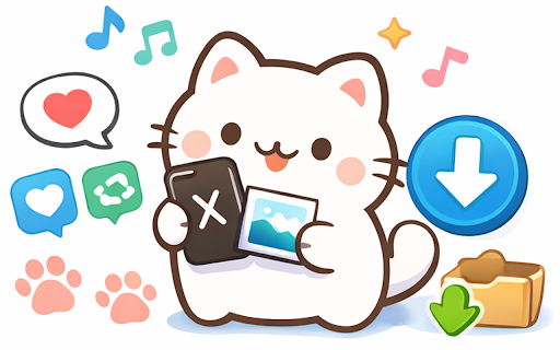 neko X downloader :: X(Twitter)の画像と動画をダウンロードする拡張機能です。ブックマークの画像の一括ダウンロードも可能です。