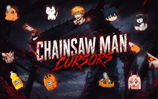 Chainsaw Man Cursor - Anime Cursor for Chrome :: Custom Chainsaw Man cursors: Pochita, Denji, Power, Aki, Fox Devil & more! Perfect for Chainsaw Man anime fans!
