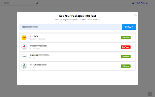 Track Package :: Enter your order number to track your package online in real time