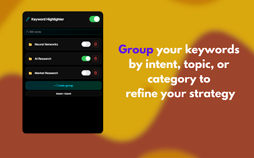 Multi Keyword Highlighter :: Highlights user-defined words on webpages.