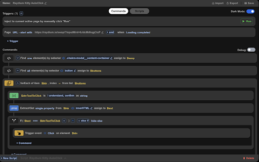CommandGo :: The ultimate browser extension that seamlessly injects scripts built from custom commands.