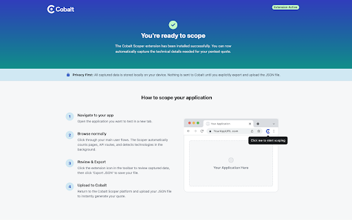Cobalt Scoping Assistant :: A lightweight tool to record web application usage for penetration test scoping