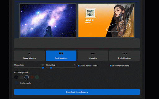 Dual Monitor Wallpaper Tool :: Preview and configure wallpapers for dual monitor and ultrawide setups. Unlock more features at WallpaperEngine.space