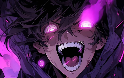 Purple Crazy Anime Phonk Boy Live Wallpaper :: Transform your new tab with vibrant live HD wallpapers featuring the energetic Purple Crazy Anime Phonk Boy. Enjoy the vibe!
