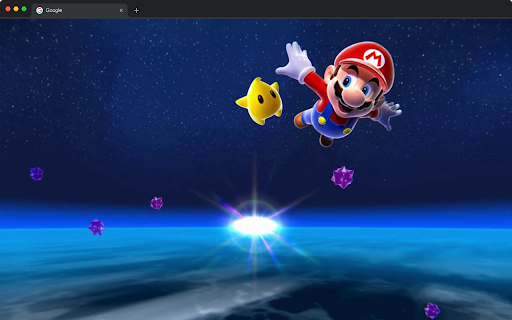 Super Mario Space Live Wallpaper - HD :: Blast off with Super Mario in space! HD animated wallpaper featuring Mario among in stars & galaxies. Perfect for Nintendo fans