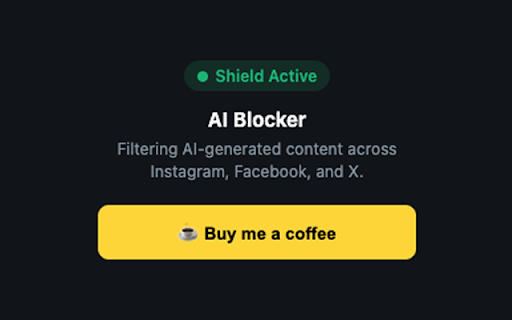 AI Blocker - Hide AI Content on Social Media :: Block and hide AI-generated posts, reels, and photos on Instagram, Facebook, X, Pinterest, and TikTok.