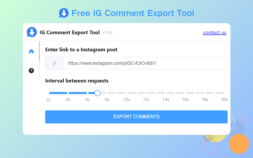 SocialDeck - IG Comment Export Tool :: SocialDeck is a free tool to export comments from Instagram posts and download the comments and user data to CSV.