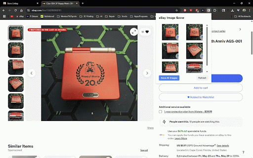 eBay Image Saver :: Save images from eBay listings individually or all at once