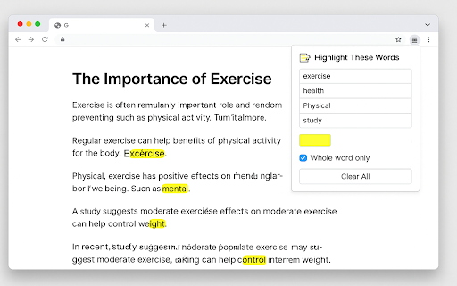 Highlight These Words :: Automatically highlights any user‑defined keywords whenever you browse