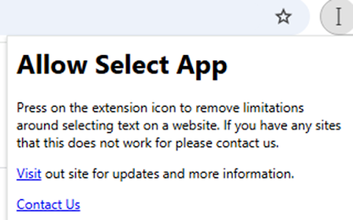 Allow Select :: Base Level Extension
